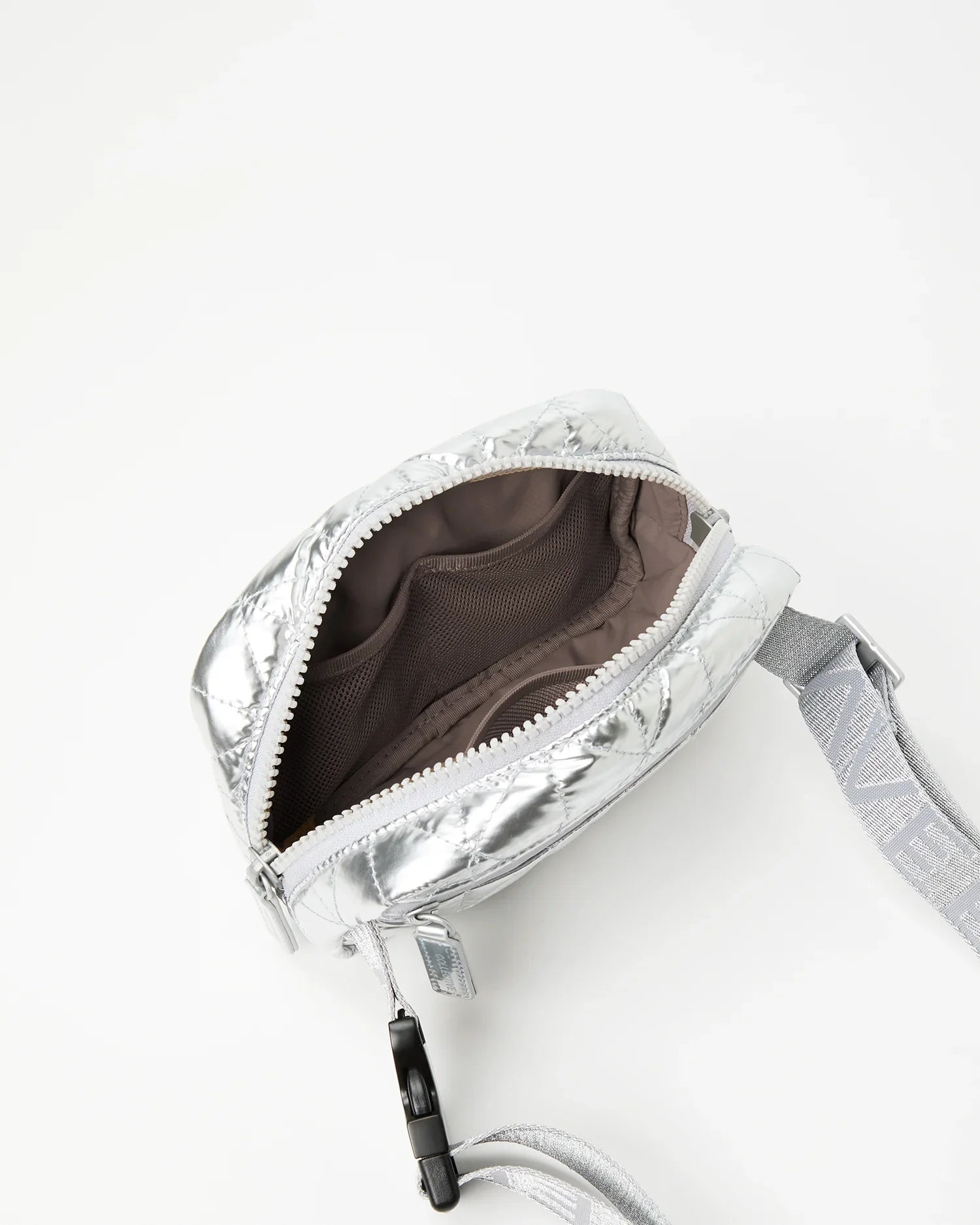 Vee Belt Bag Chrome Metallic
