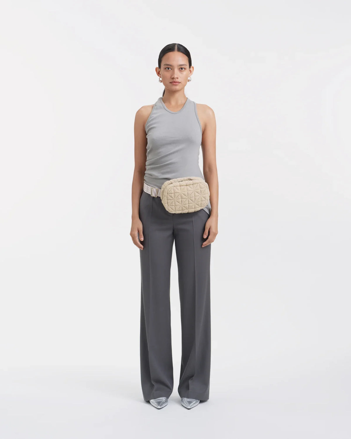 Vee Belt Bag Cream Sherpa
