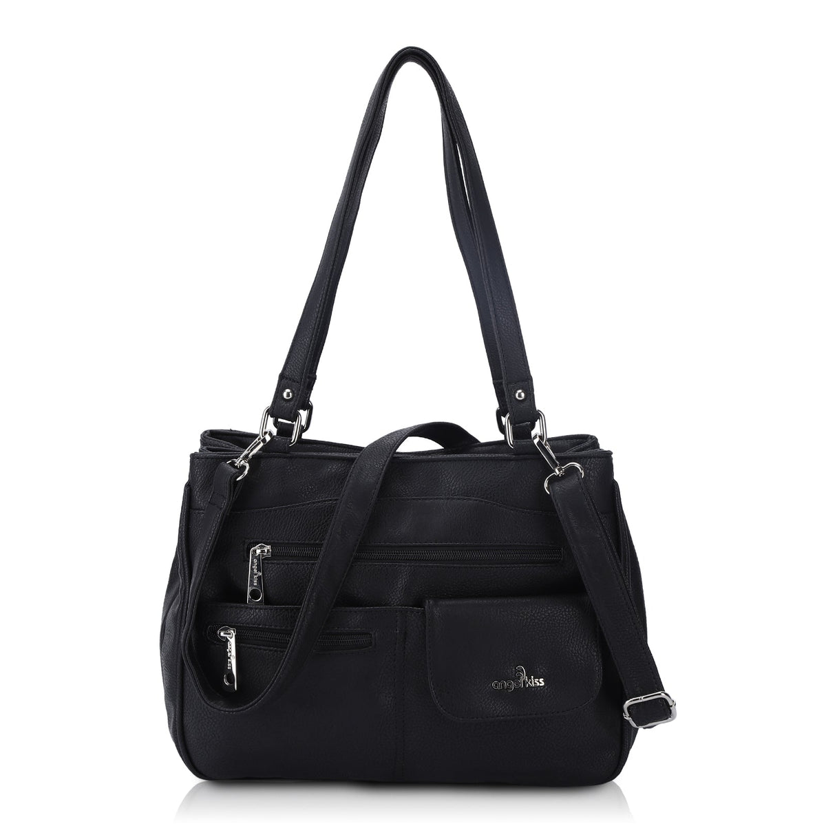 Multi-Pocket Shoulder & Crossbody Commuter Bag